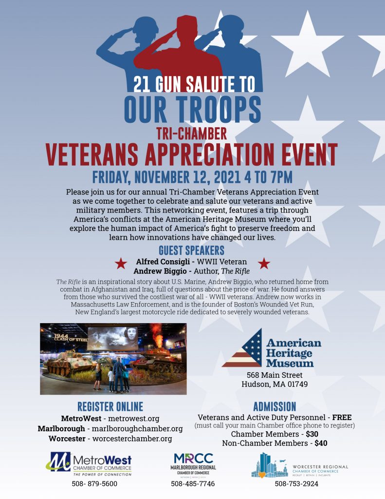 Tri-Chamber Veterans Appreciation Event - The American Heritage Museum