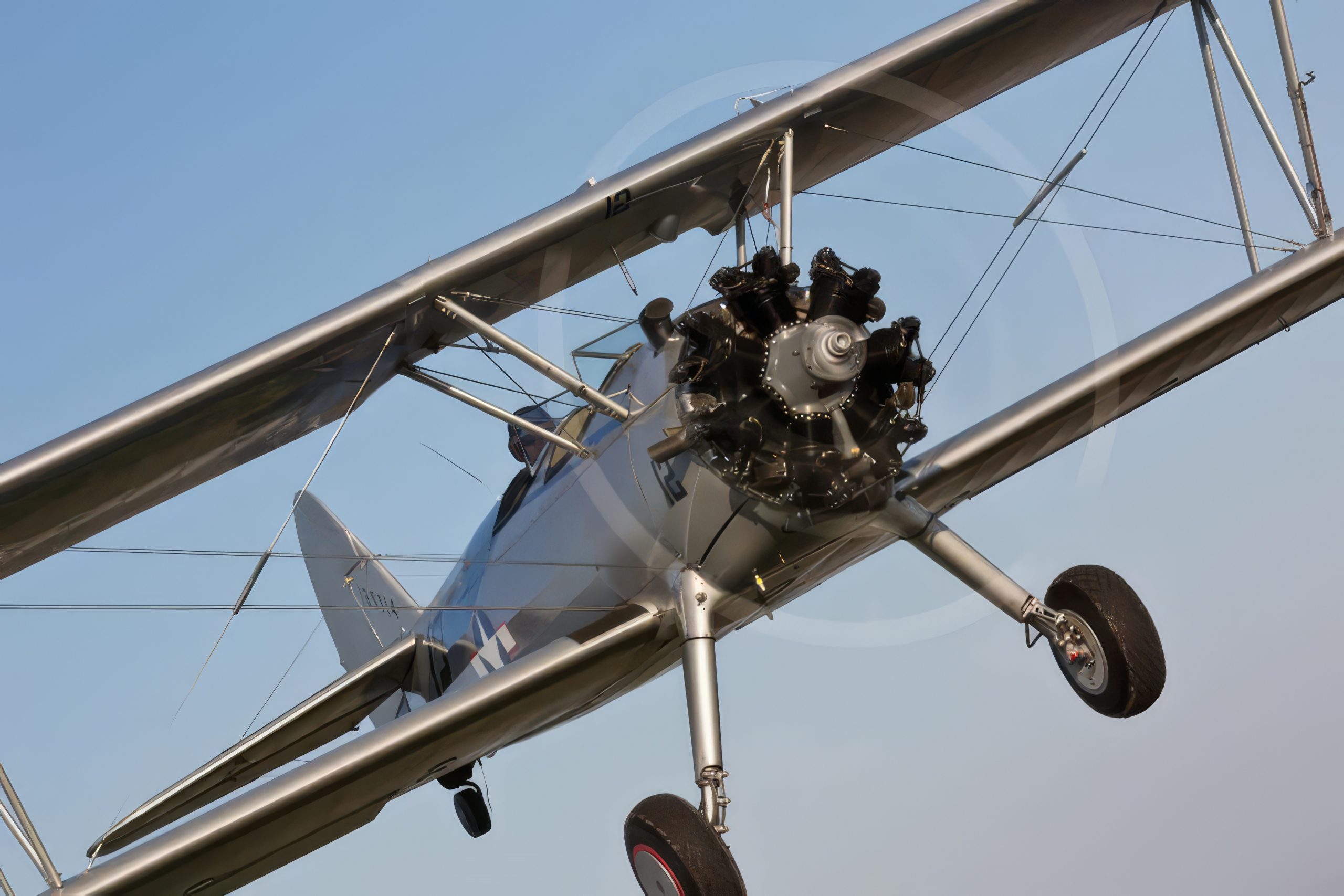 American Heritage Museum Boeing PT-17 Stearman Women Airforce Service Pilots (WASP) Survivor