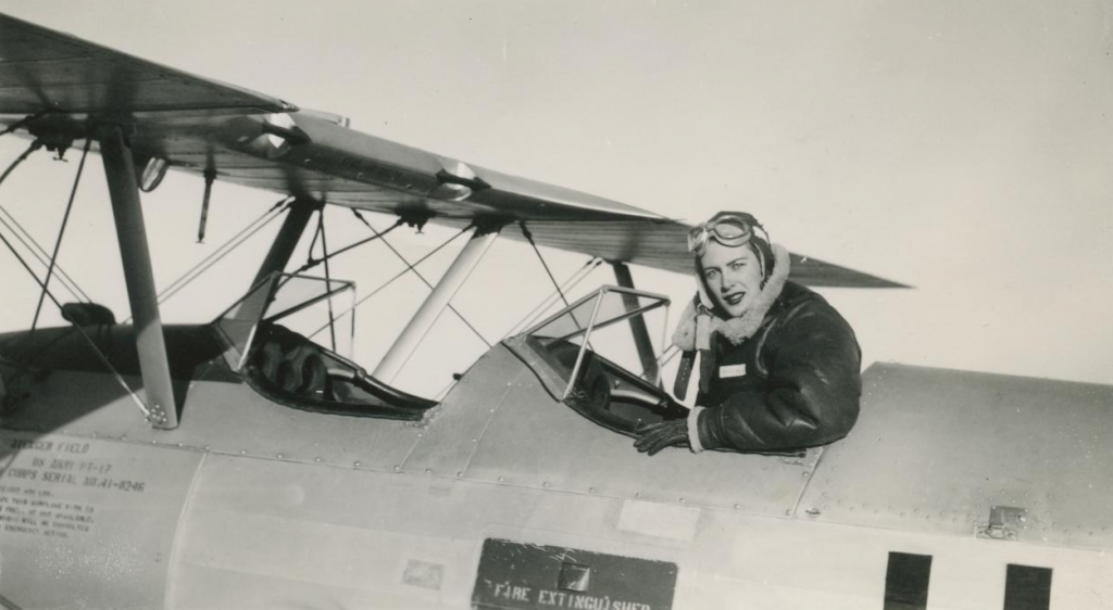 American Heritage Museum PT-17 Stearman Project - c/n 75-1805, USAAF s/n 41-8246 - Identified WASP Pilot in 1944 - Edna Davis 